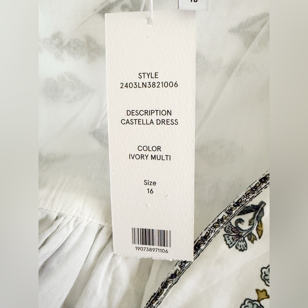 Veronica Beard Castella Floral Boho Midi Dress - Picture 14 of 16
